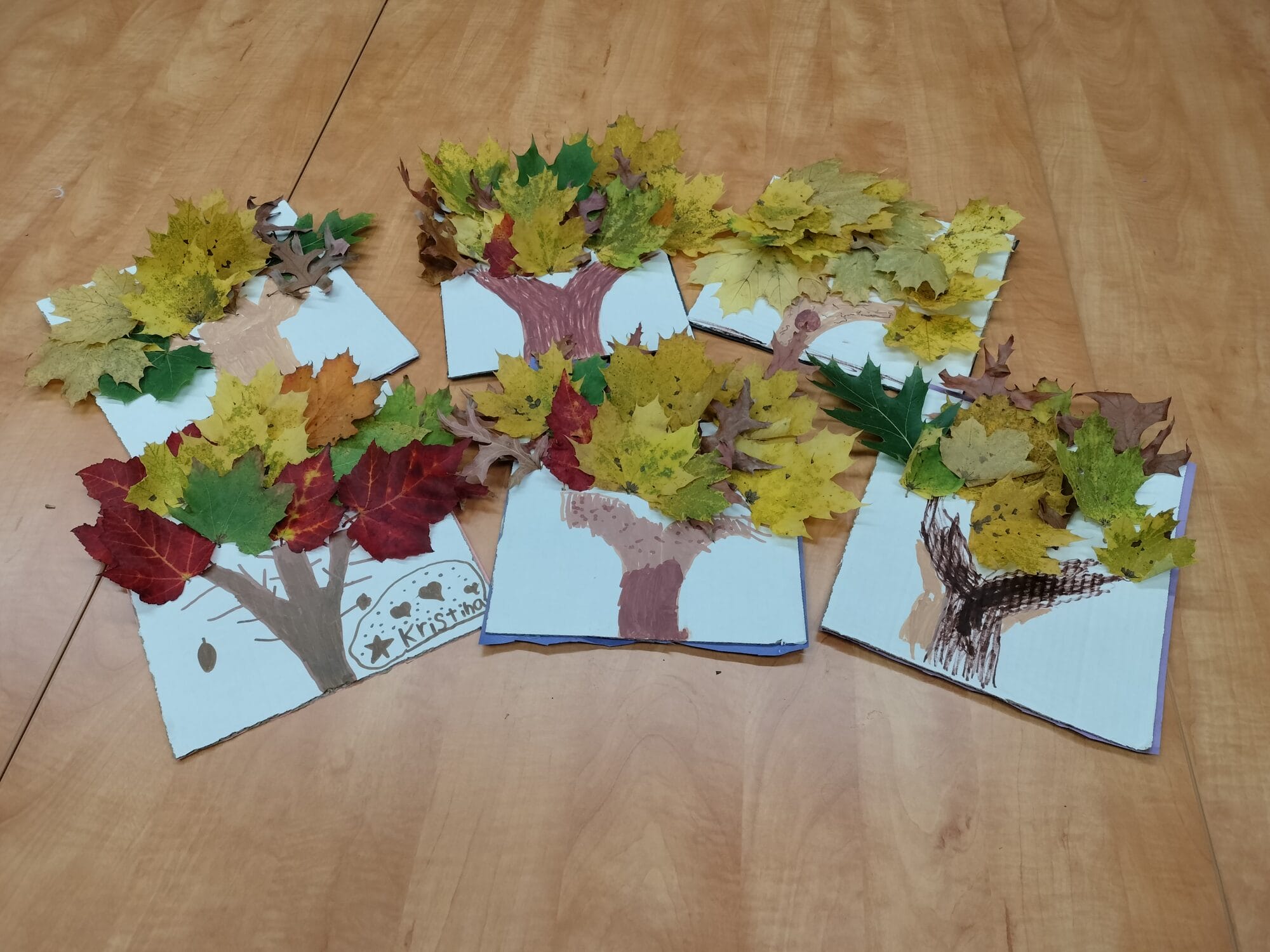 Fall trees craft