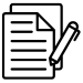 Image of a piece of paper and a pen