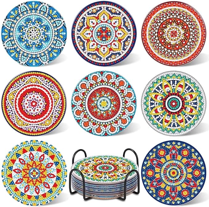 Craft: Mandala Coasters