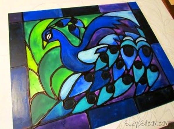 Craft: Faux Stained Glass